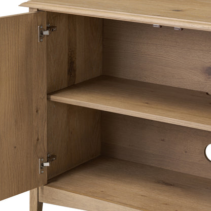 Hamilton Sideboard close up view inside with shelves