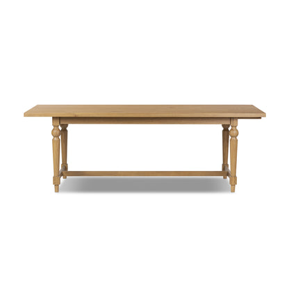 Beau Oval Extension Dining Table side view