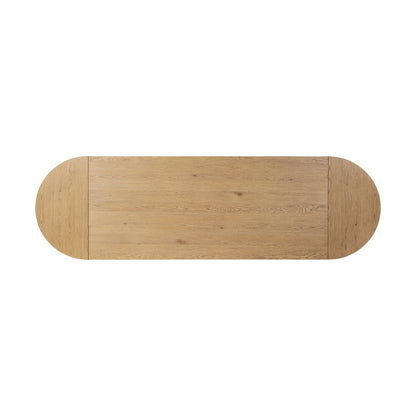 Beau Oval Extension Dining Table extended top view