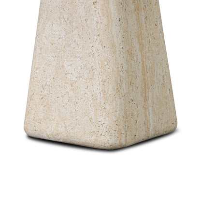 Leander Outdoor End Table base close up view