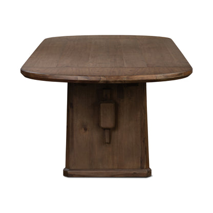 Melinda Extension Dining Table side profile view