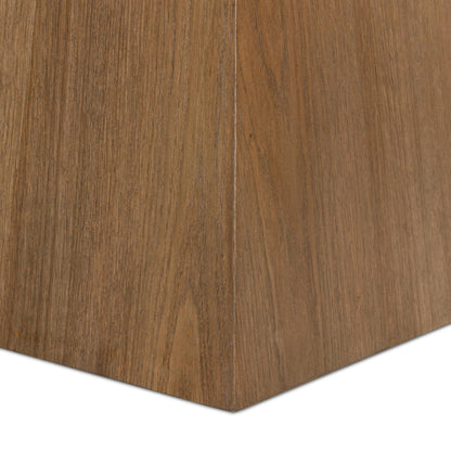 Florent Dining Table close up of tapered square base