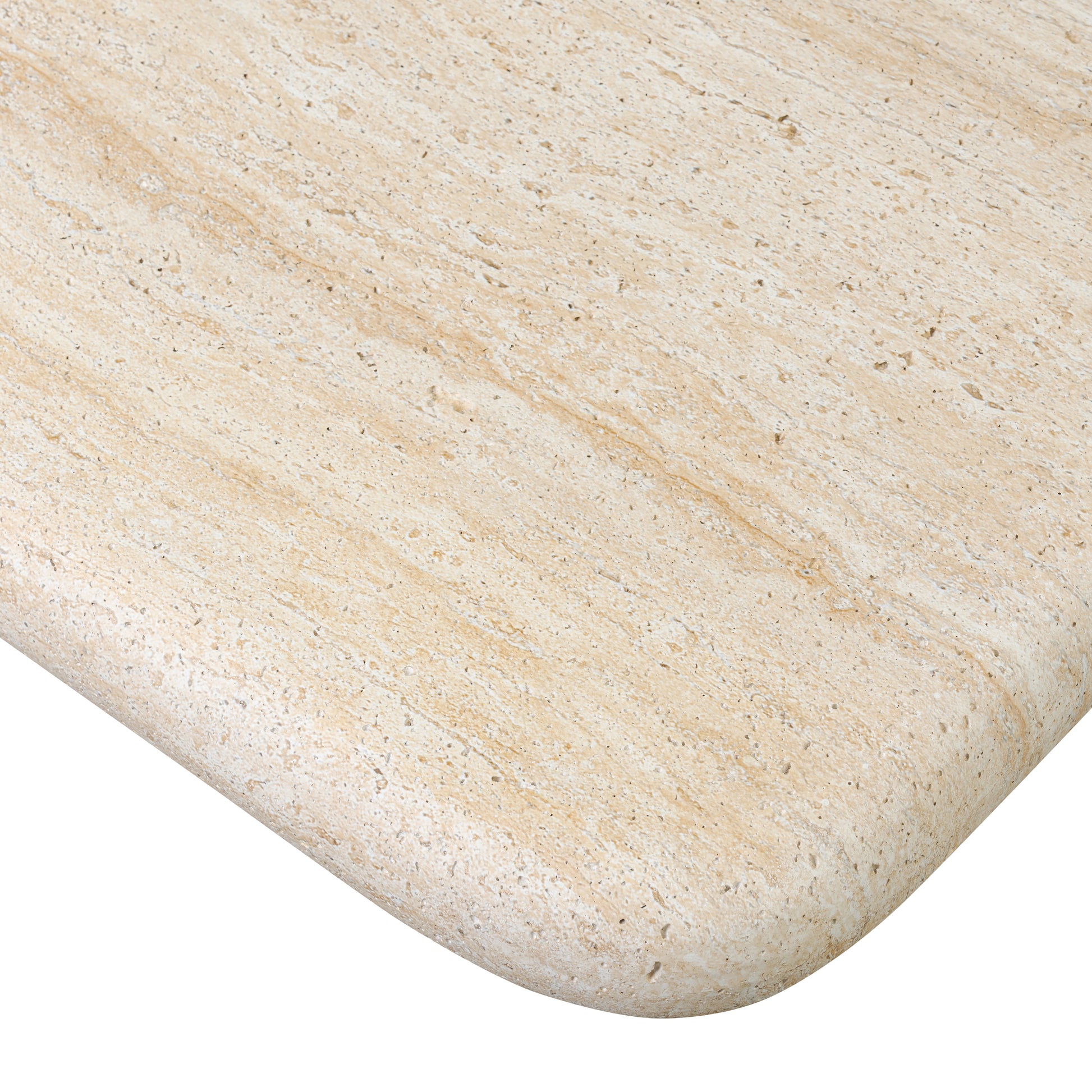 Leander Outdoor Coffee Table close up corner view 2