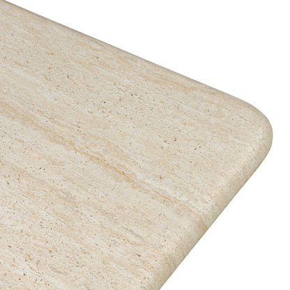 Leander Outdoor Coffee Table close up corner view