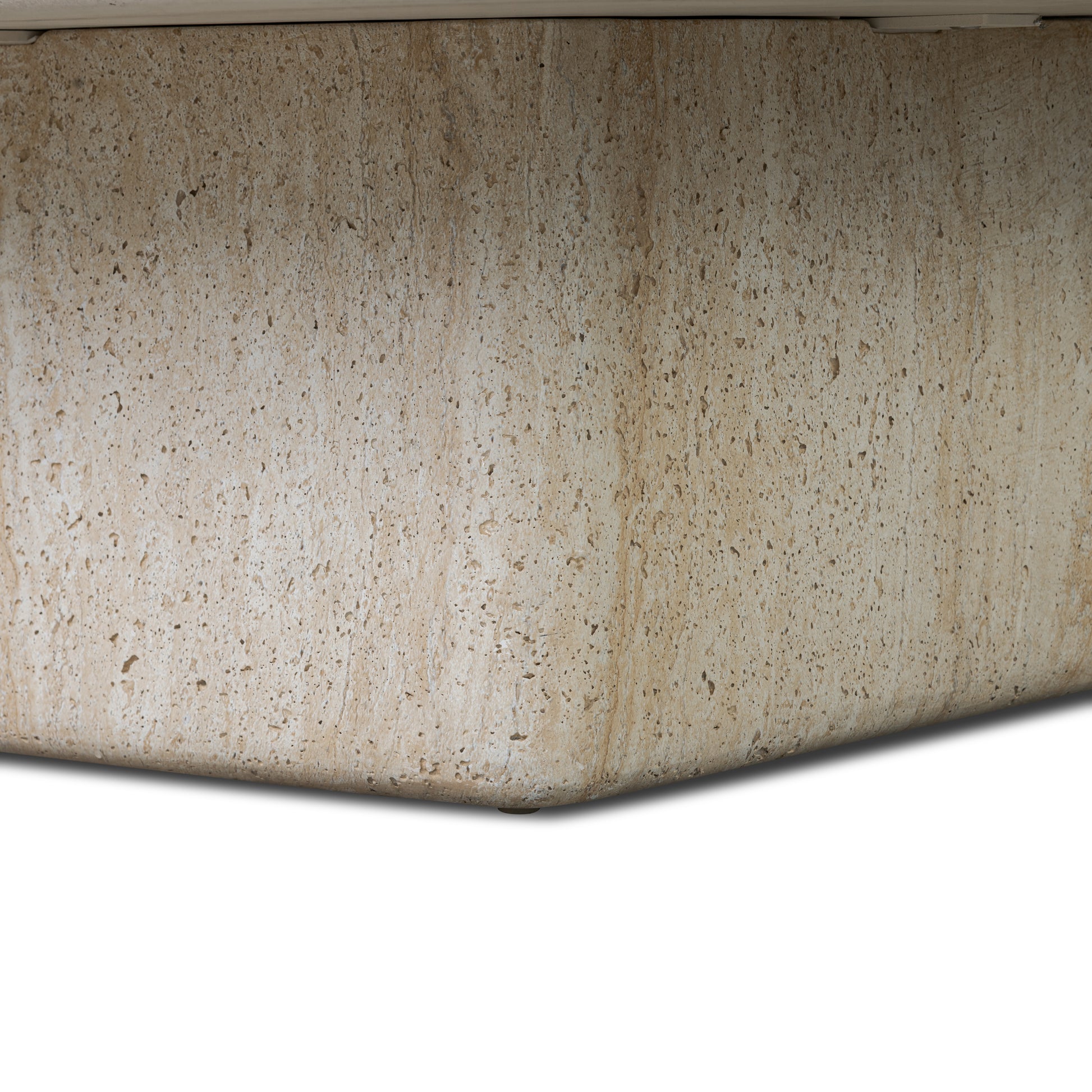 Leander Outdoor Coffee Table close up view