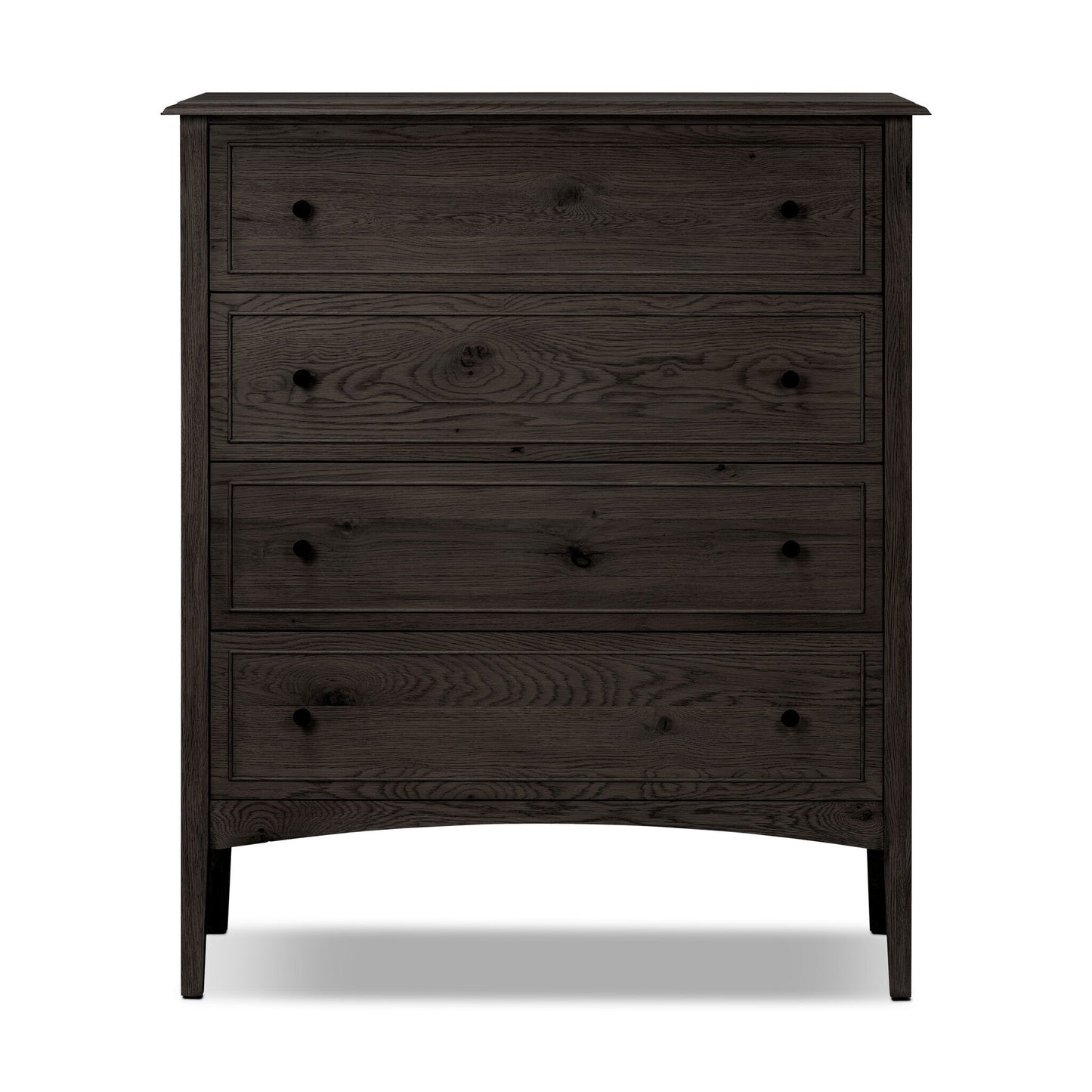 Hamilton Tall Chest in Smoked Black Oak