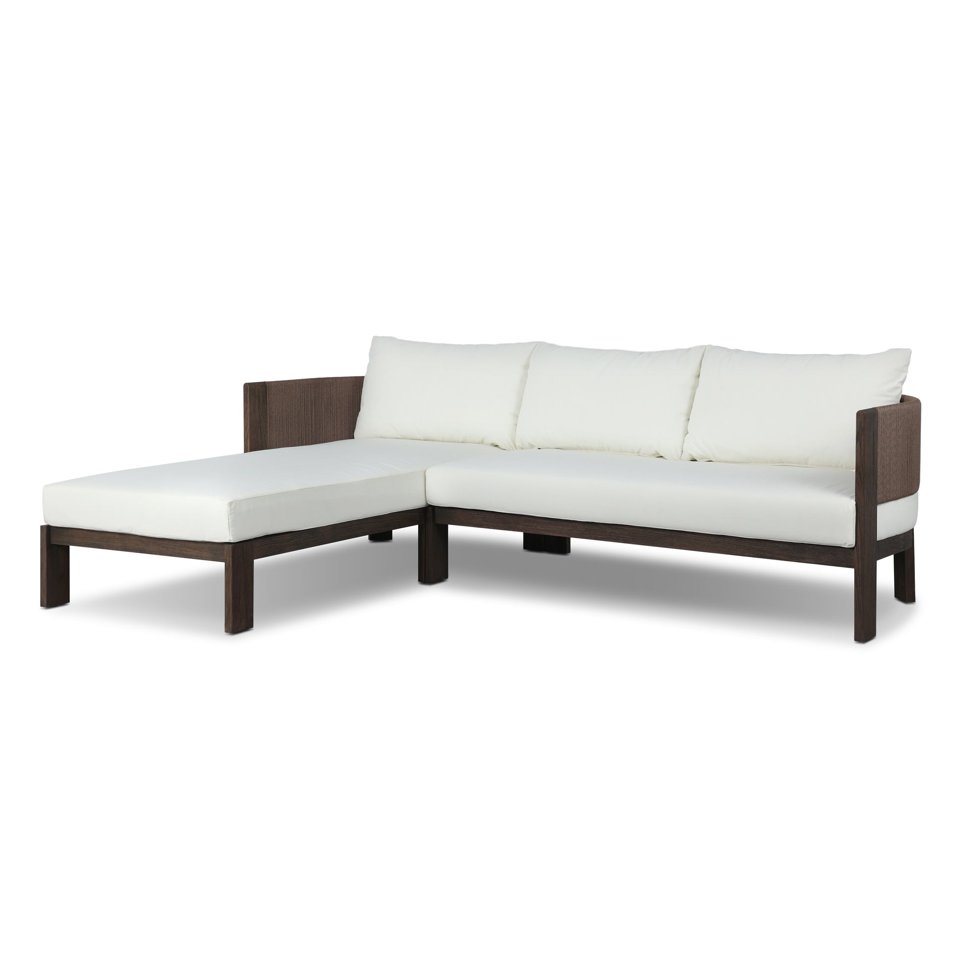 Adrian Outdoor Sectional (Left) angled view