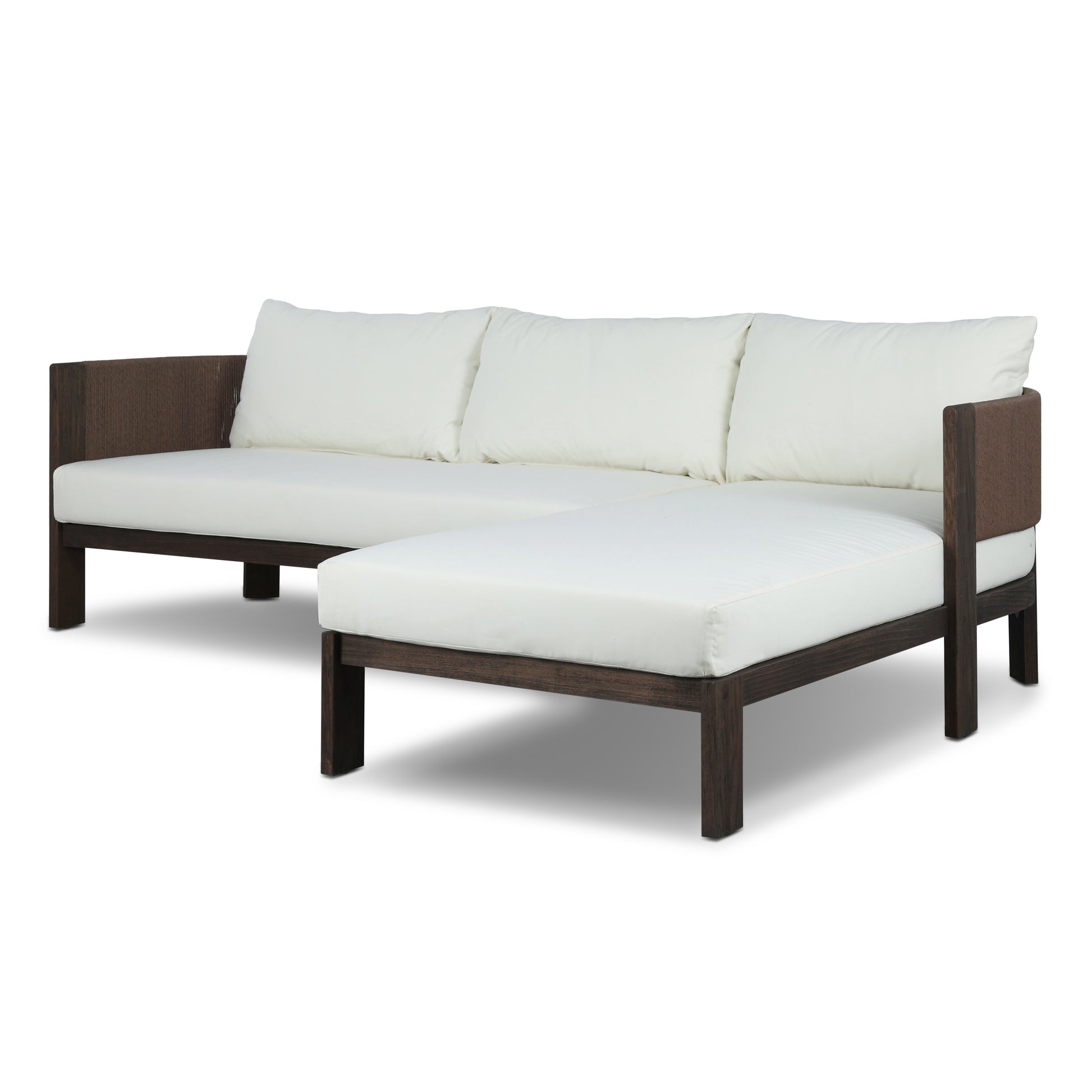 Adrian Outdoor Sectional (Right) angled view
