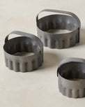 Magnolia Fluted Biscuit Cutters in various sizes
