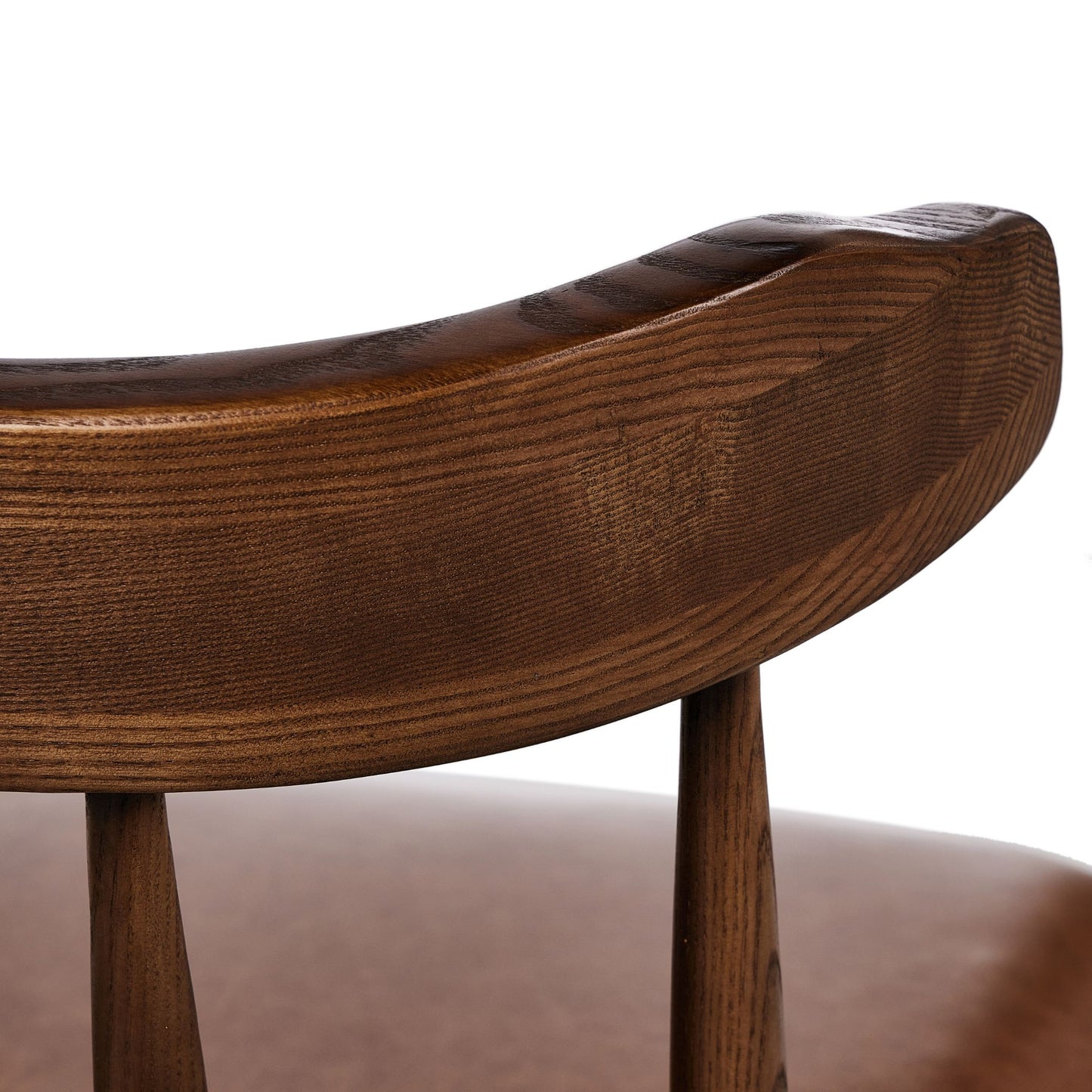 Chaps Saddle Foster Dining Chair back up close