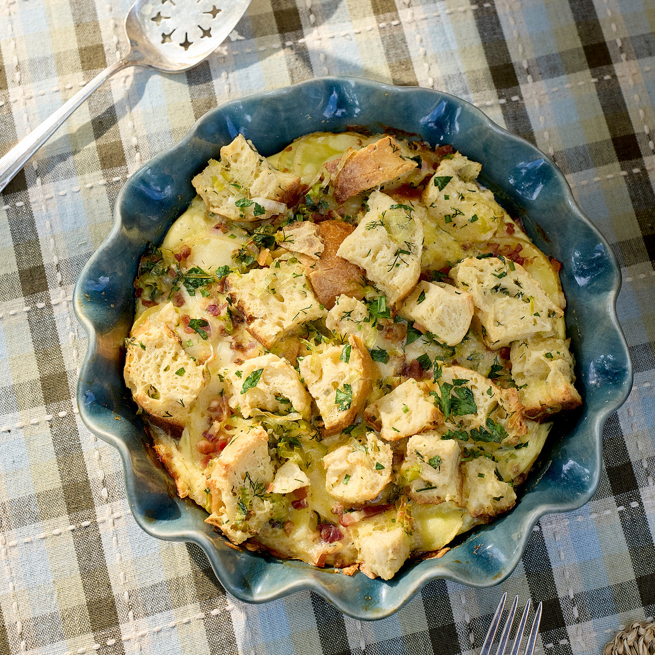 POTATO LEEK STRATA