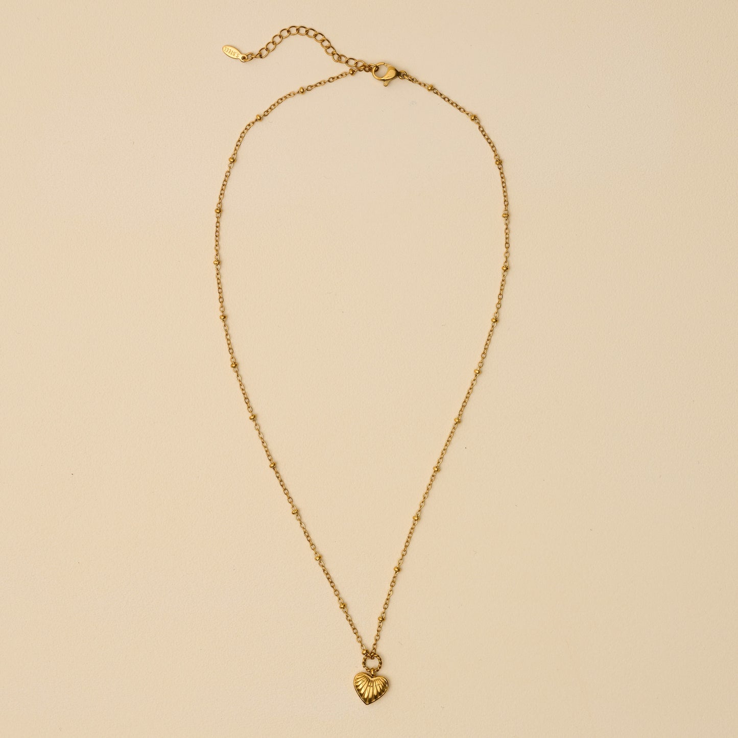 Dainty Braided Heart Necklace