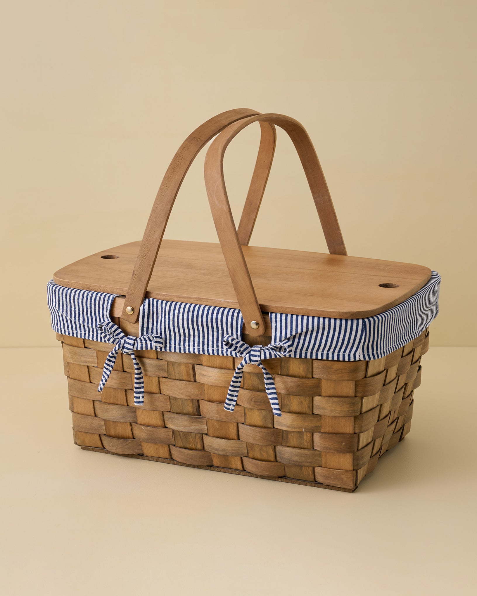 Kansas Handwoven Picnic Basket
