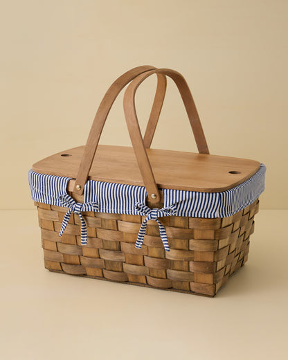 Kansas Handwoven Picnic Basket