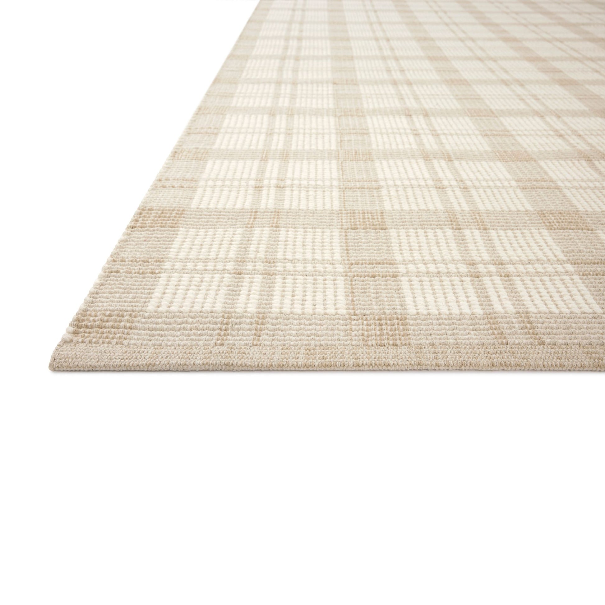 Ryder Beige Ivory Rug corner up close
