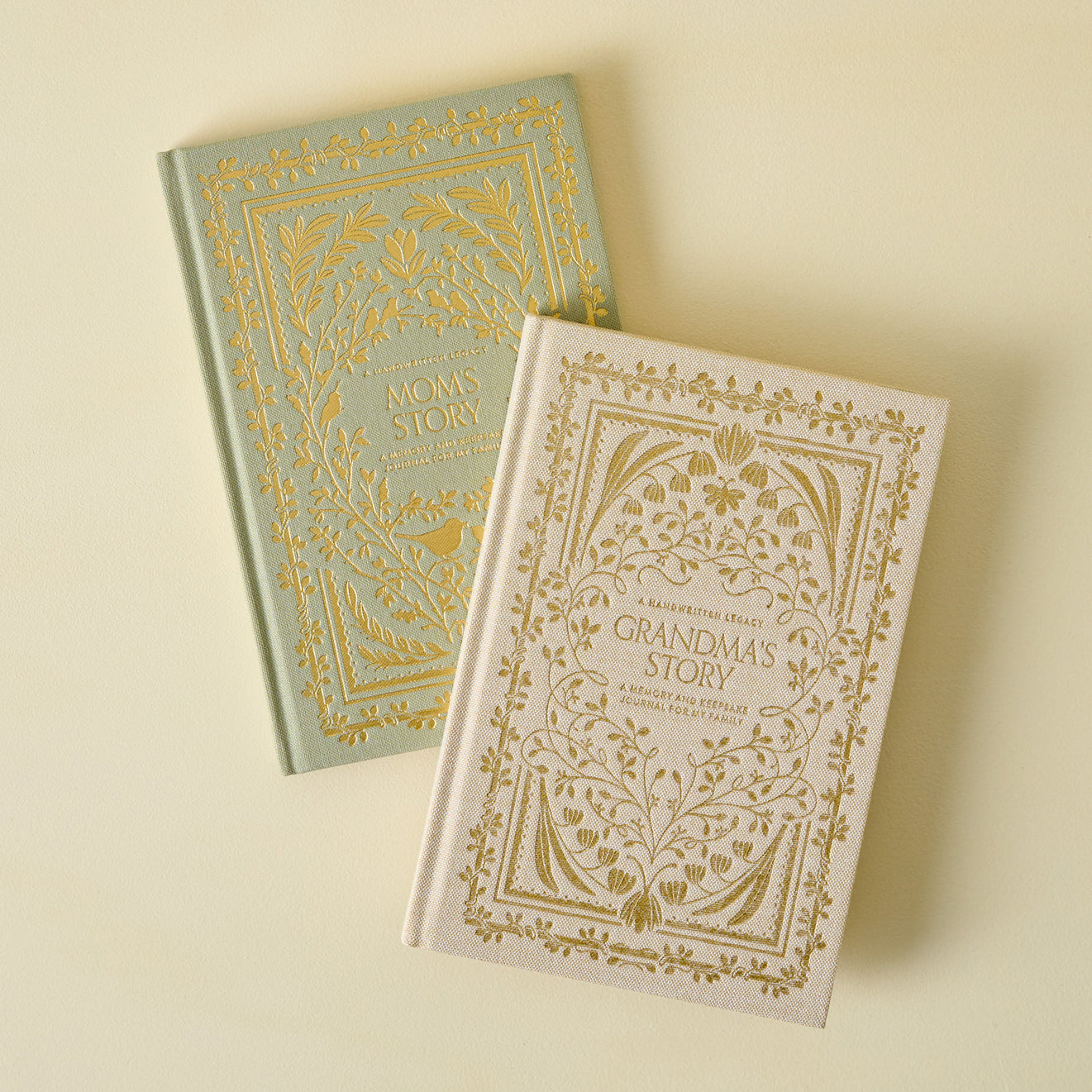 two hard cover books