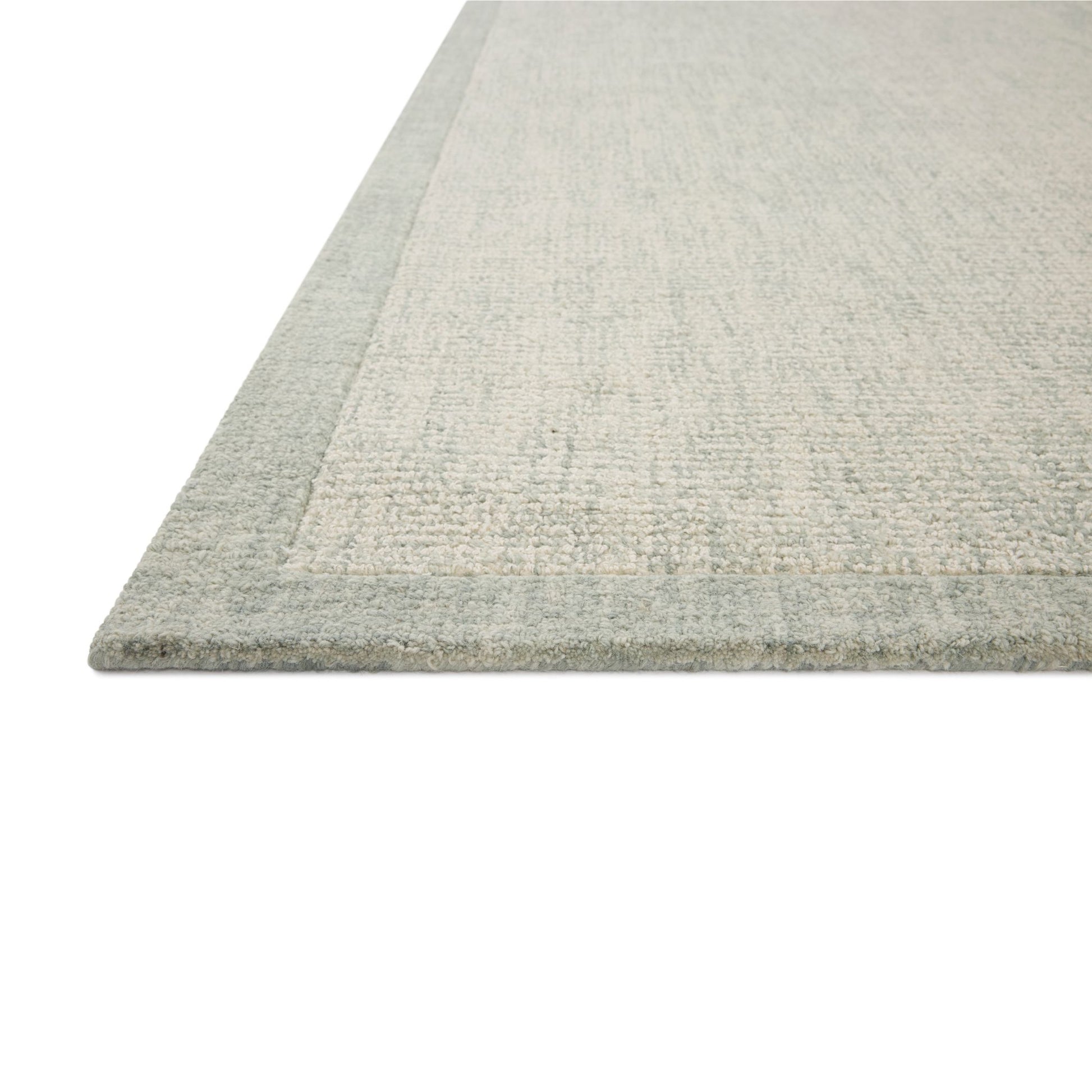 Henley Ivory Spa Rug corner up close
