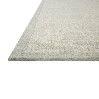 Henley Ivory Spa Rug corner up close