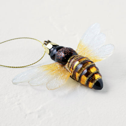 Bumblebee Ornament up close