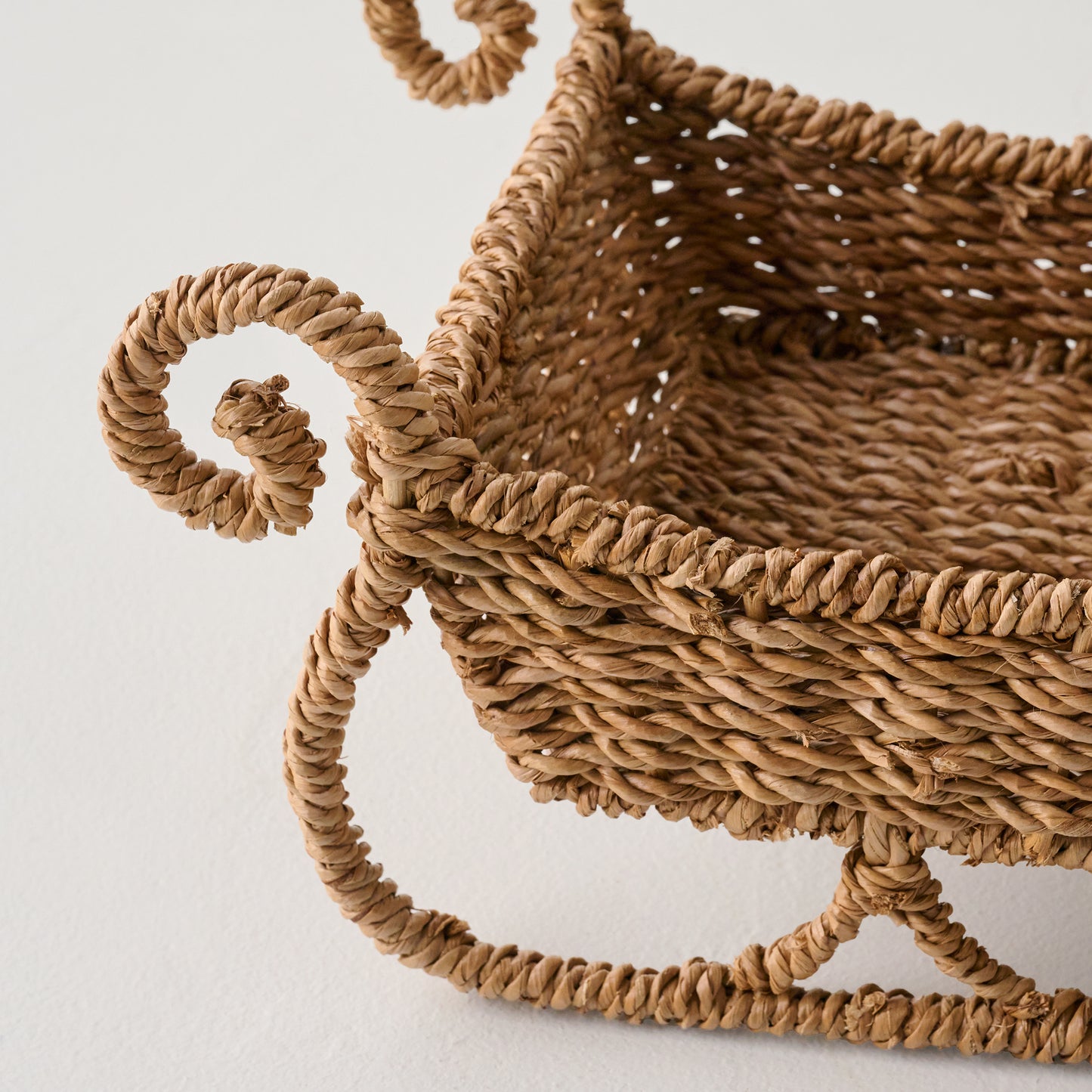 Woven Sleigh up close