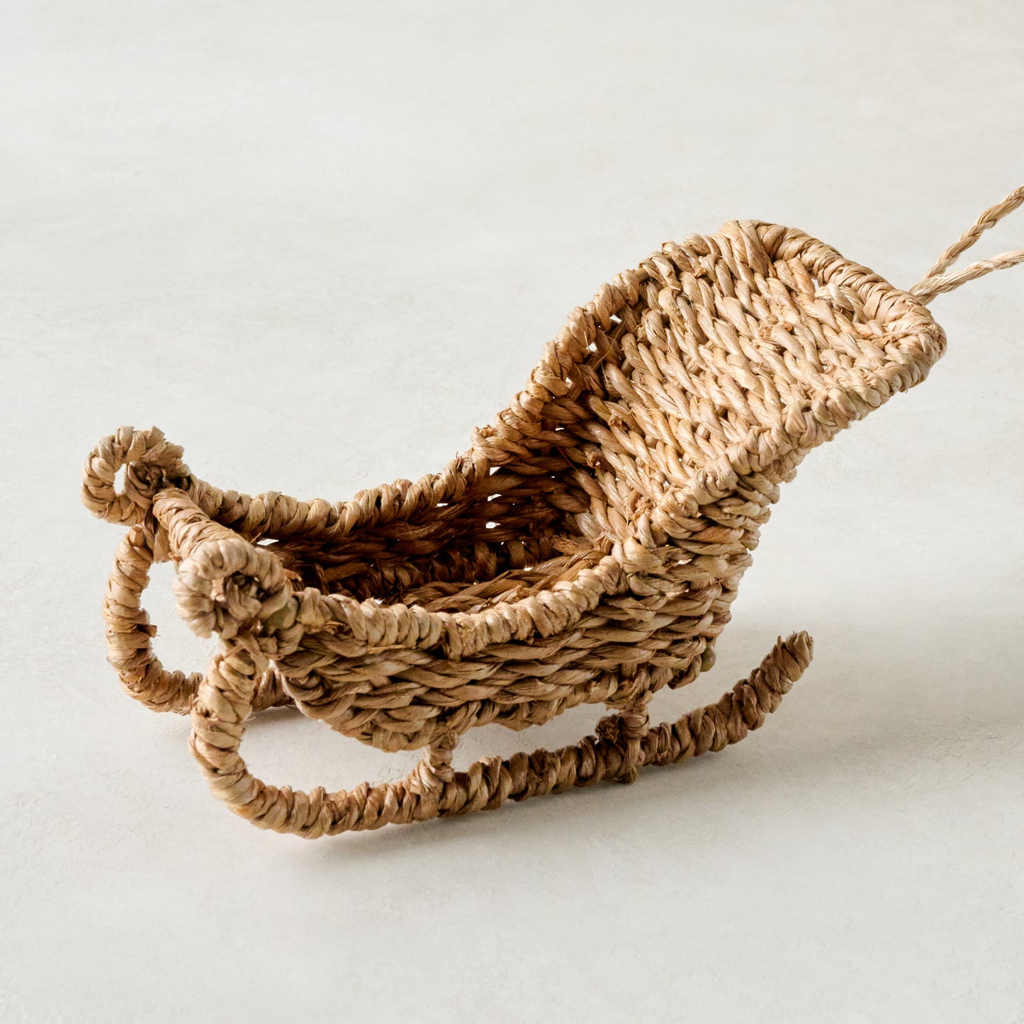 Rattan Sleigh Ornament