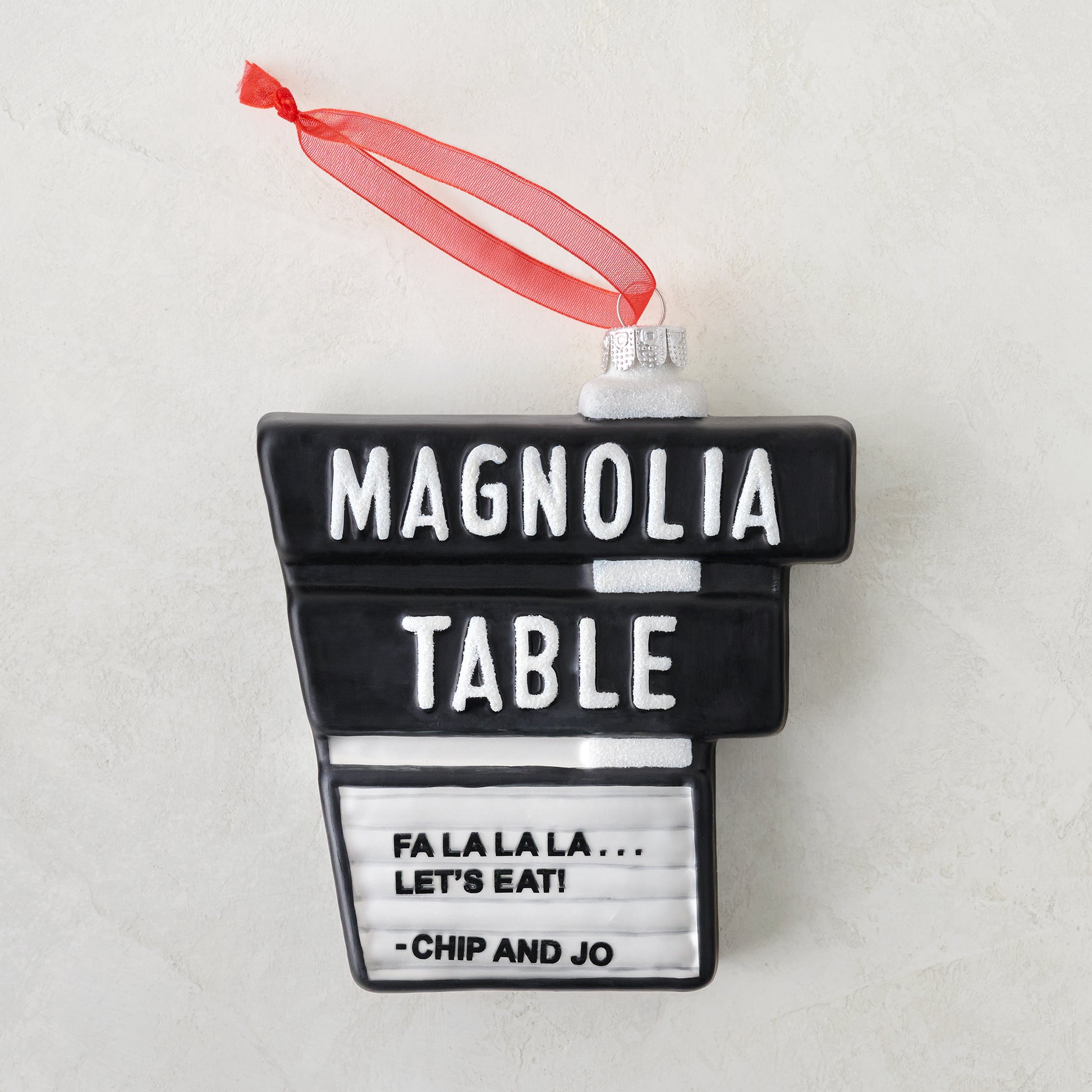 Magnolia Table Blown Glass Ornament