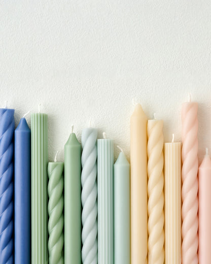 Assorted Blush Taper Candle Sets in all colos