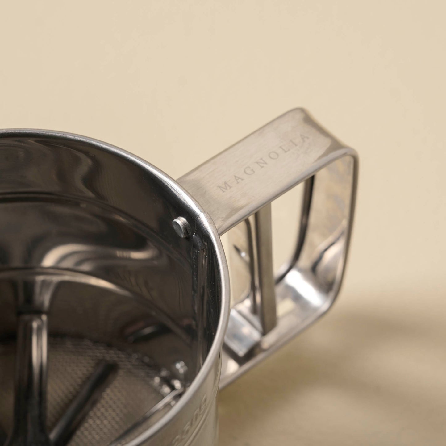 Magnolia Flour Sifter close up