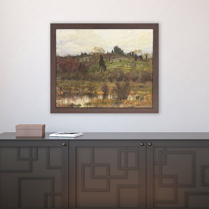 Return of the Redwing shown hung above sideboard