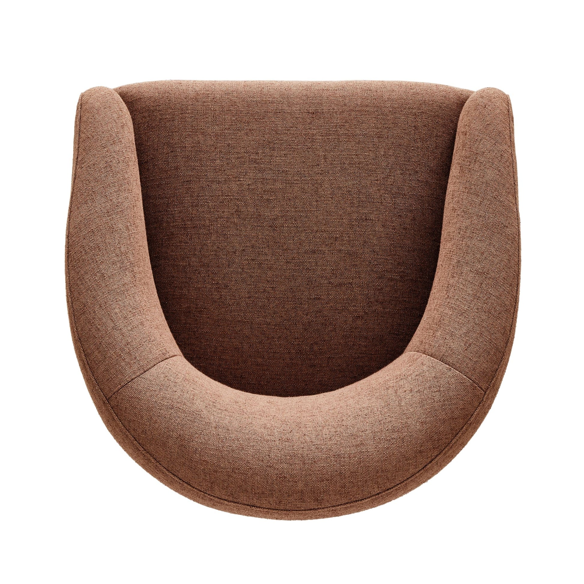 Rust Thomas Dining Chair topview