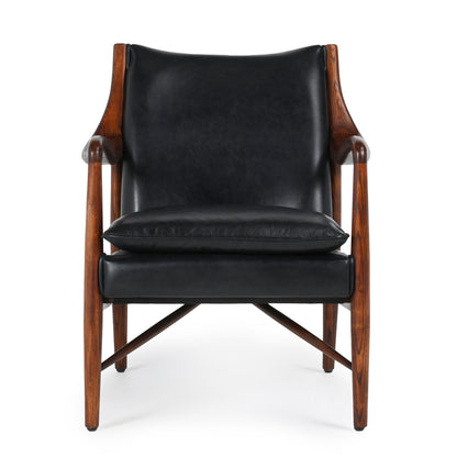 Holland Chair in black front view