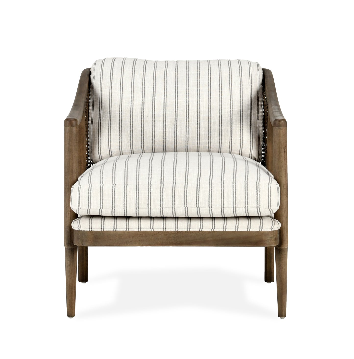 Hollis Striped Accent Chair front view