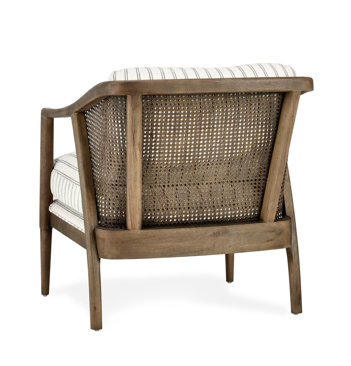 Hollis Striped Accent Chair back view
