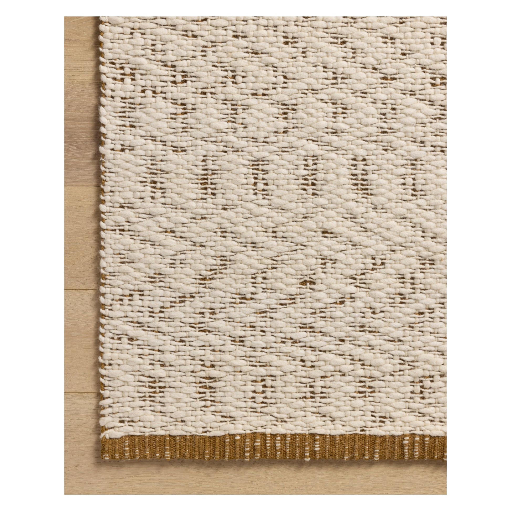 Betty Ivory Spice Rug corner