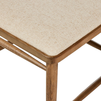  Natural Foster Dining Chair seat up close