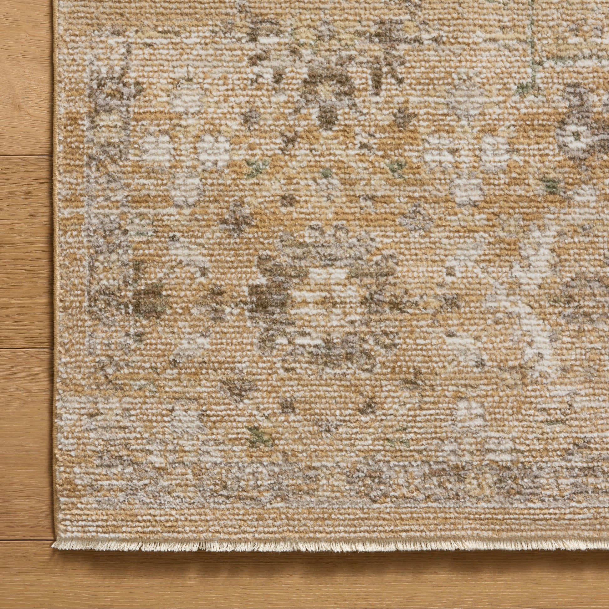 Pace Sunset Stone Rug corner shown from above