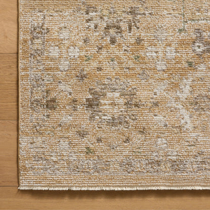 Pace Sunset Stone Rug corner shown from above