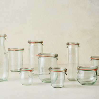 A collection of weck jars