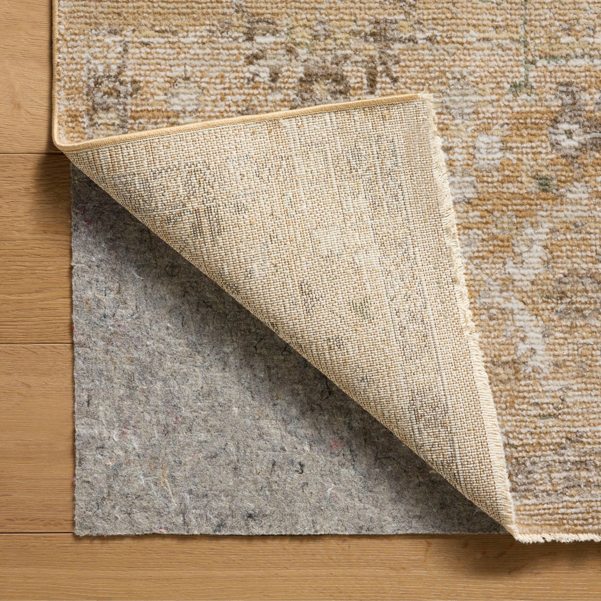 Pace Sunset Stone Rug corner shown flipped