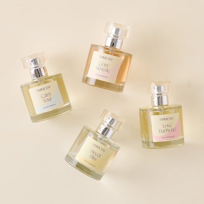Emmotiv Calm Soul 50ml shown with other Emmotiv Scents