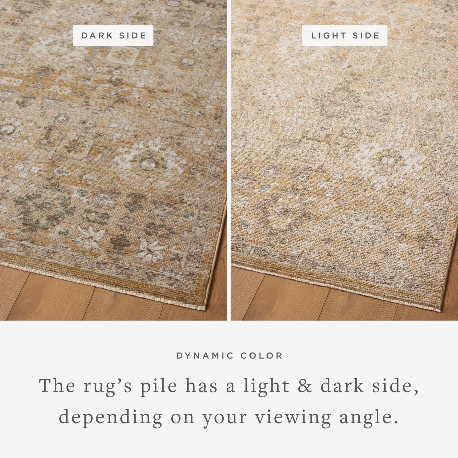 Pace Sunset Stone Rug viewing angles