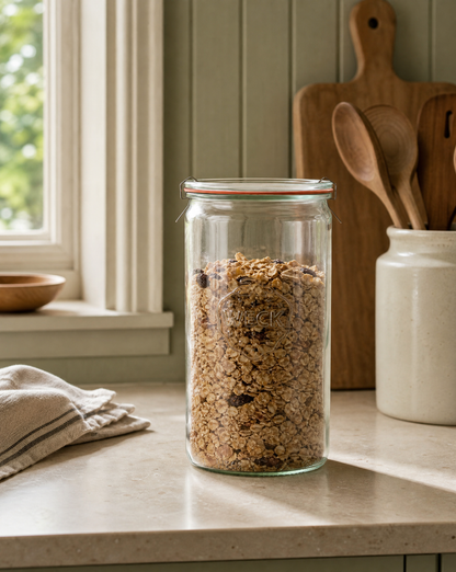 Weck 974 1 1/2 L Cylindrical Jar-AI gen