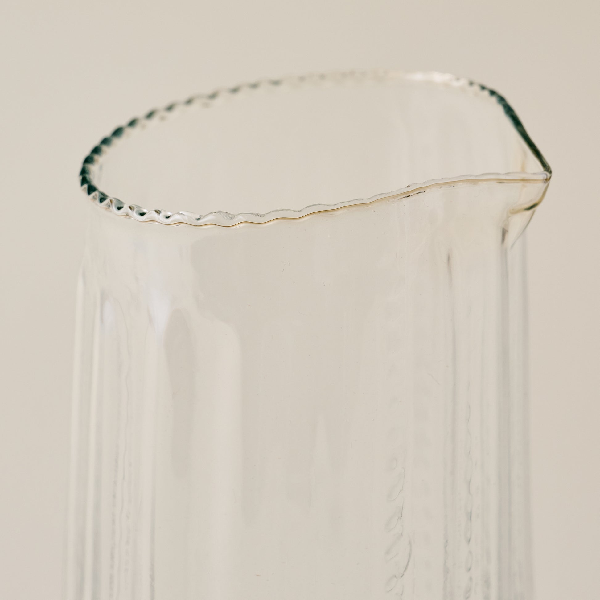 Elizabeth Bottle Cut Carafe up close