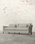 Alfie 97" Sofa with Brass Casters