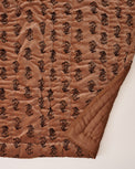 Aster Block Print Velvet Quilt