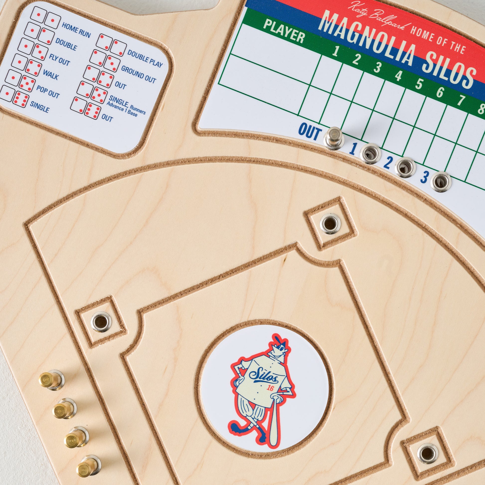 Katy Ballpark Baseball Tabletop Game up close