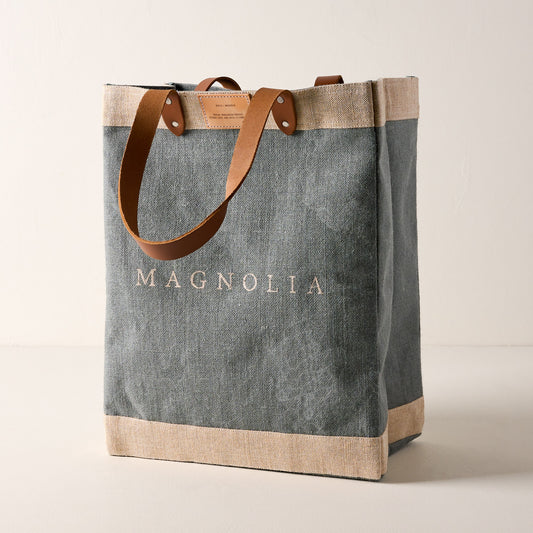 Chambray Magnolia Market Tote