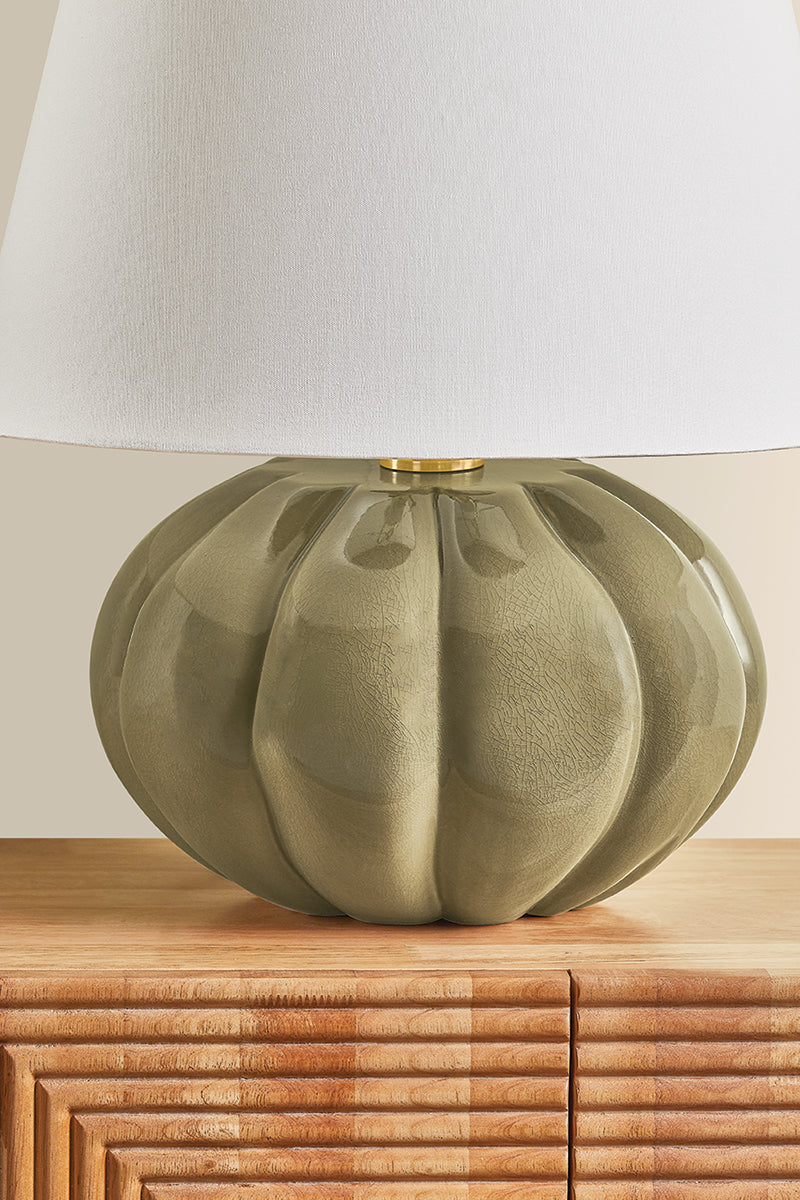 Bethany Table Lamp close up light off