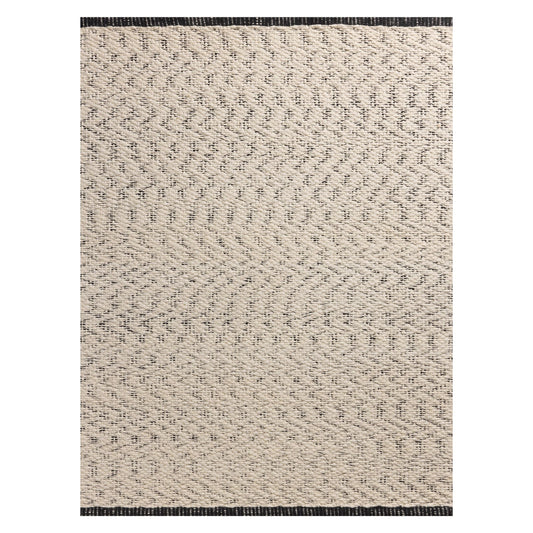 Betty Ivory Black Rug