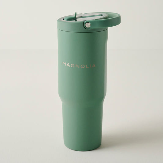 Magnolia Blocked Sage 32oz Sport Tumbler